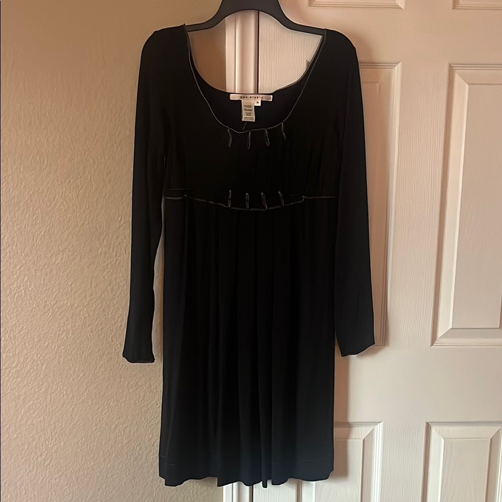 Max Studio Black Long-Sleeve Dress